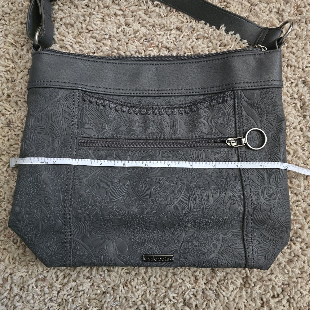 Sakroots Gray Arcadia Crossbody Bag Purse - Picture 11 of 13